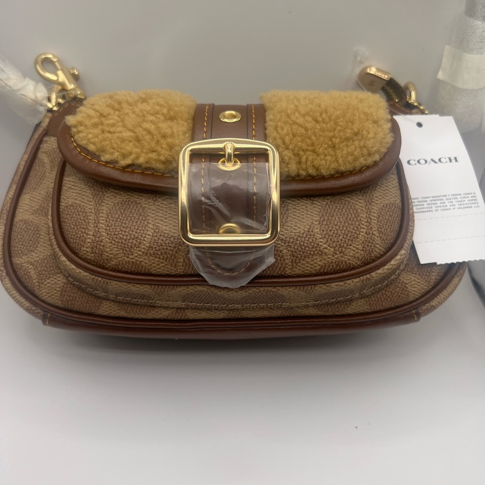 NWT Coach Ashton Mini Shoulder Bag in Signature Canvas - Picture 10 of 16